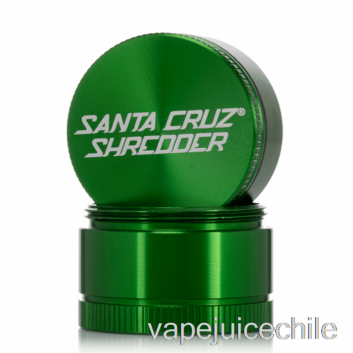 Trituradora Vape Vhile Santa Cruz Molinillo Pequeño De 3 Piezas De 1,6 Pulgadas Verde (40 Mm)